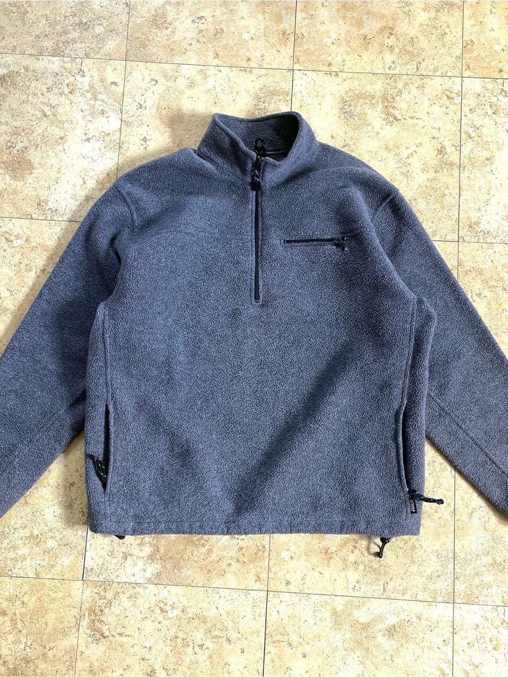 Vintage 2000s J Crew Made in USA thick fleece pullover